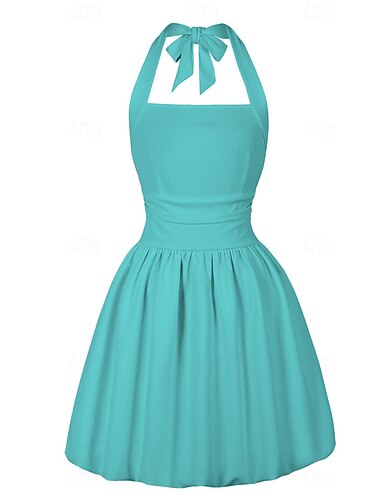  Retro Vintage Anos 50 Vestidos Vestido swing Mulheres Carnaval Baile de Máscaras Roupa Diária Festa de Solteira Adulto Vestido Vestidos de baile