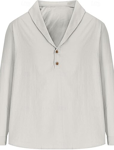  Retro Středověké Renesanční Tričko Pirát Viking Pevná barva Maškarní kostým Pánské Pirát předvečer Všech svatých Karneval Dovolená Běžné / Denní LARP Dospělé Tričko Jaro léto