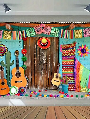  Накидка на стену Cinco de Mayo с мексиканским дизайном большая накидка настенное искусство декор фотографический задник одеяло занавеска декор для дома спальни гостиной