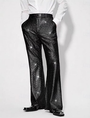  Retro Vintage 1960er Hippie Hose Hippie Herren Halloween Karneval Maskerade Party & Abend Musikfestival Junggesellinnenabschiedsparty Erwachsene Hose Ganzjahres