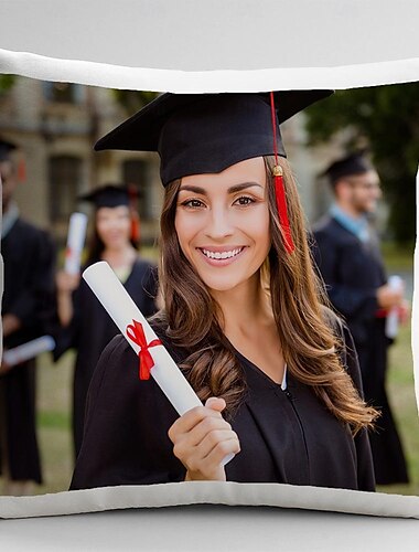  Персонализированный чехол для подушки на выпускной - лучший подарок на Graduation для неё и него наволочка для подушки идеальный подарок персонализированные подарки о любви