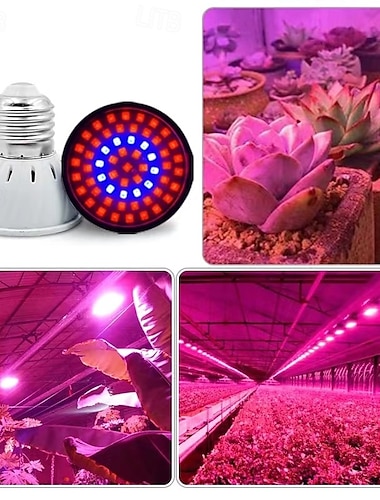  λαμπτήρας καλλιέργειας e27 led κύπελλο φυτού με συμπληρωματικό φως 80 led 110/220 v για καλλιέργεια παχύφυτων και εκτροφή δενδρυλλίων