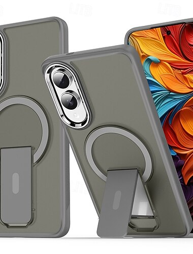  teléfono Funda Para Samsung galaxia S25 S25 Edge S24 Ultra Plus S24 FE S23 Funda Trasera adsorción magnética con Soporte Traslúcido Magnética ordenador personal