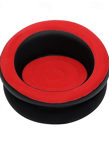  canapea gonflabilă rotundă pentru camping în aer liber, din plastic durabil, portabilă, pliabilă, confortabilă, ușor de depozitat, se spală doar manual, exterior, acasă, jocuri, perfectă pentru acasă,