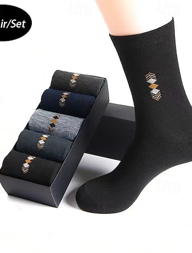  Hombre 15 pares Paquetes múltiples Calcetín Calcetines para correr Calcetines informales Negro Azul Marino Color Plano Vacaciones Deporte Diario Básico Medio Primavera Otoño Moda Casual
