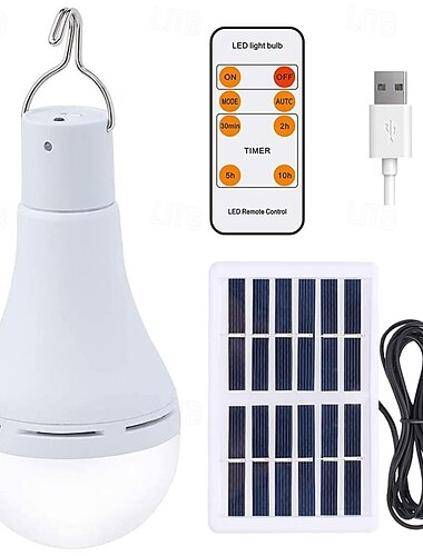  1 kpl ulkokäyttöinen aurinkoretkeilyvalo usb-lataus kaksikäyttöinen hätävalo kauko-ohjattava työvalo