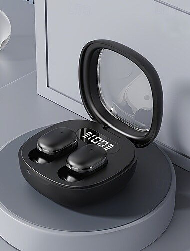  אוזניות True Wireless TWS Earbuds בתכנון תוך אוזן עם Bluetooth 5.3 עיצוב ארגונומי עם קופסת טעינה ותצוגת כוח LED לנסיעות רכיבה