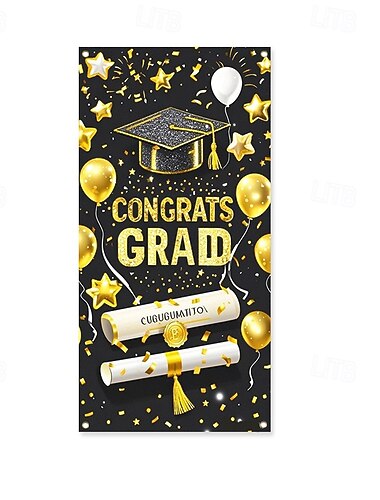  Decorazioni per porte di laurea coperture per porte arazzo per porte tende per porte decorazione retro per interni/esterne striscione per porta d'ingresso ufficio scolastico.