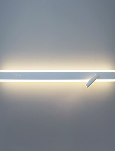  Striscia di lampade da parete a LED con design a luce su e giù, 40/60/80/100/120 cm, moderna lampada da parete a LED per soggiorno, camera da letto, comodino, 10 W, applique da parete per interni in