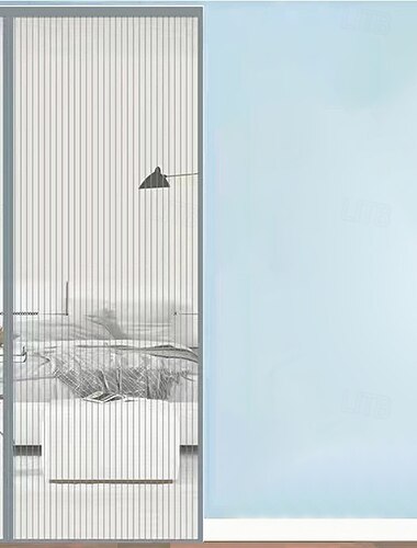  Magnetische Fliegengittertür tragbar Netzscreen-Tür Fliegen- oder Insektenscreen magnetisch Durchgang für Schiebetür Garage Patio Küche Wohnzimmer Fensterraum Schlafzimmer Bar Haustier und Kind