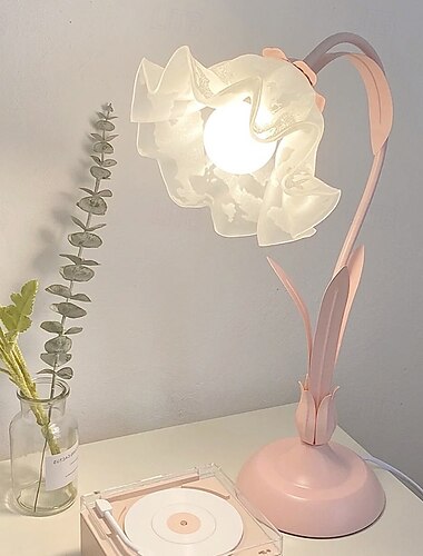  Lampada da tavolo Per Camera da letto / Interno Metallo Presa EU / Presa US / Presa Uk Bianco / Rosa / Verde