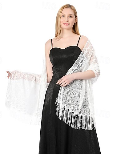  Schals und Tücher für Abendkleider, transparente Schals und Tücher mit Pailletten und Blumen im Stil der 1920er Jahre für die Hochzeit –