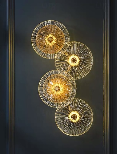  LED nástěnné světlo skleněné nástěnné lampy 1 ks nástěnné svítidla vnitřní nástěnná světla obývací pokoj ložnice obývací pokoj