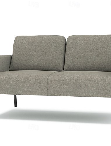  Velvet Sofa Cover Suitable For GLOSTAD Sofa Solid Color Quilted Slipcovers