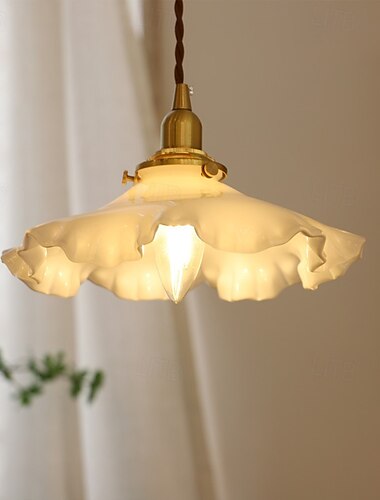  LED-Pendelleuchte Hängelampen für die Decke Glas Messing Pendelleuchten Lampenschirm Kronleuchter für Esszimmer Luxus Wohnzimmer Dekoration 110-240V