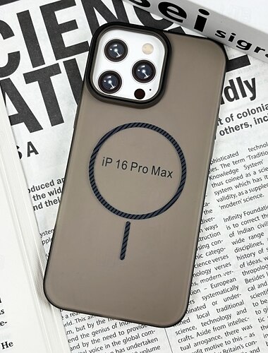  τηλέφωνο tok Για Apple AirTag iPhone 16 15 14 Pro Max Plus iPhone 16e iPhone 13 12 Pro Max Πίσω Κάλυμμα Θήκη μαγνητικής προσρόφησης Ημιδιαφανές Μαγνητική Υποστήριξη ασύρματης φόρτισης PC