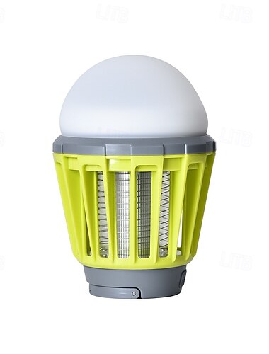  Insektenvernichter-Mückenlampe mit USB-Aufladung und eingebautem 3,7-V-Akku, wasserdichtes Design, einstellbare Beleuchtungsmodi (20 %, 50 %, 100 %), tragbarer und wirksamer Mückenschutz