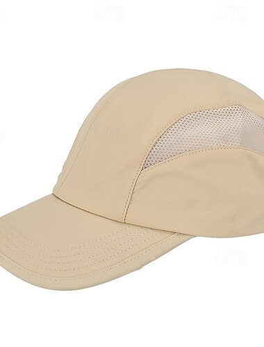  Baseballkappe Tennis Cap Herren Flügelärmel Einfarbig Klassisch Mode Atmungsaktiv Schnelltrocknend für Tennis Baseball Laufen Sommer Schwarz Weiß Gelb