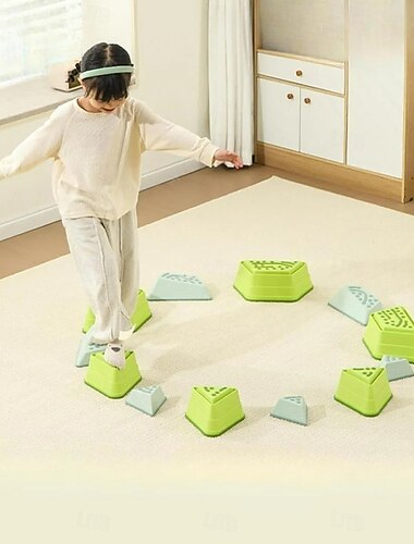 pietre de recif tactile pentru copii - antrenament de integrare senzorială pietre de traversare a râului pentru vârste de 3-4 ani
