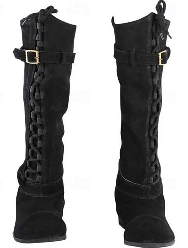  Mittelalterlich Renaissance Schuhe Kniehohe Stiefel Flache Jazzstiefel Ren Faire Herren Keltisch Seeräuber Halloween Maskerade Leistung Party & Abend LARP Erwachsene Schuhe