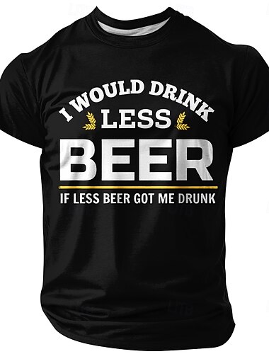  Per uomo Birra dell'Oktoberfest Maglietta Manica Corta maglietta Stampa 3D Girocollo Camicia Moda Quotidiano Streetwear Casuale Quotidiano Nero Rosso Blu Estate Primavera Tutte le stagioni