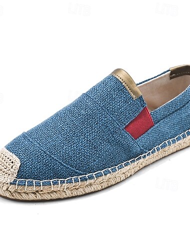 Rote Espadrille-Schlupfschuhe für Herren mit Jutesohle – bequeme und modische Sommerschuhe für den Alltag