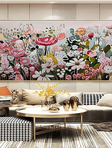  mintura håndlagde blomsterlandskap oljemalerier på lerret veggkunst dekorasjon moderne abstrakt bilde for hjemmedekor rullet rammeløst ustrukket maleri