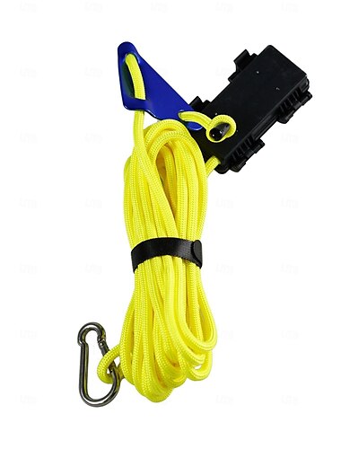  1 corde lumineuse de camping en plein air - 3 m/5 m/10 m, corde de tente coupe-vent étanche IP66 avec 8 modes d'éclairage, conception durable et boîtier de batterie étanche AA