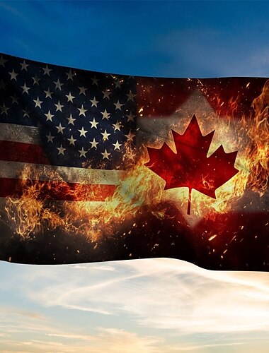  Kanada-Tag Außen Innen mit Ösen Patriotische Flagge O Kanada Haus Garten Garten Dekorationen Feiertagsbanner Schild