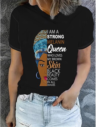  Dámské Tričko Letní vrcholy Grafika Písmeno Klasické Na běžné nošení Krátký rukáv Tričkový Crop Tops Denní Víkend Tisk Duhová Léto Jaro Podzim