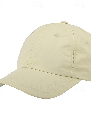  Gorra de Béisbol Gorra de tenis Hombre Casquillo Color sólido Clásico Moda Transpirable Secado rápido para Tenis Béisbal Corriendo Verano Blanco Amarillo Verde