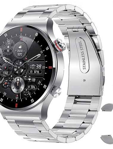  Smart Watch 1.28'' Monitor Fitness Bluetooth Czas Połączenia Smartwatch z Krokomierzem Monitor Snu Wodoodporny IP67 na Android i iOS Dla Mężczyzn i Kobiet 46mm