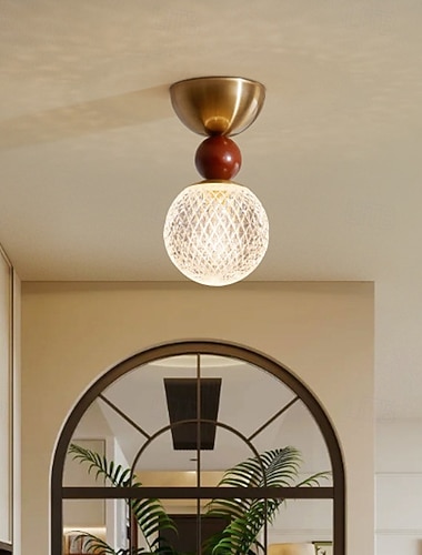  18 cm Kruhový / kulatý design Geometrické tvary Stropní světla Sklo Kov Sklo Umělecký styl Moderní styl Klasika umělecké Nordický styl 110-120V 220-240V