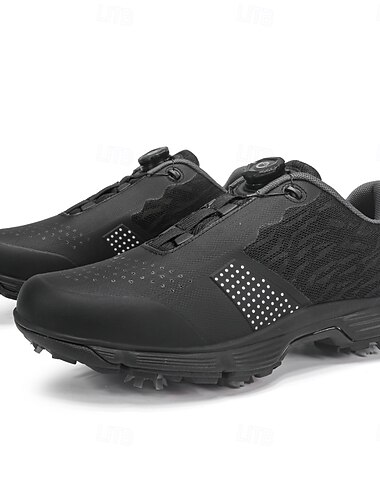  Herren Sneaker Golfschuhe Mikrofaser Wasserdicht Bequem Rutschfest Loafer Schwarz Weiß Blau