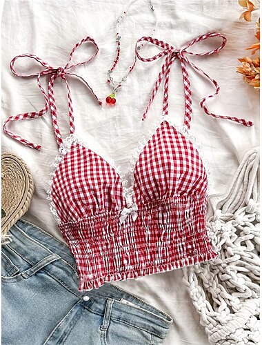  Damen Sommeroberteile Mode Ärmellos V Ausschnitt Crop Tops Ausgehen Schwarz Weiß Sommer