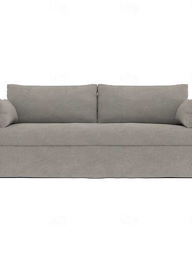  Housse de canapé en velours matelassé de couleur unie, idéale pour les canapés Hyltarp