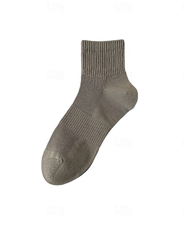  Herren 1 Paar Socken No-Show und Liner-Socken Schwarz Weiß Farbe Einfach Schule Formell Outdoor Dünn Sommer Frühling Herbst Täglich Lässig
