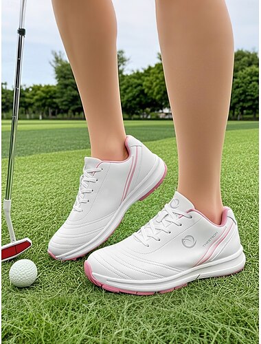  wasserdichte, leichte Golfschuhe für Damen mit Anti-Rutsch-Sohle und Fußgewölbeunterstützung für Outdoor-Training und Freizeitsport
