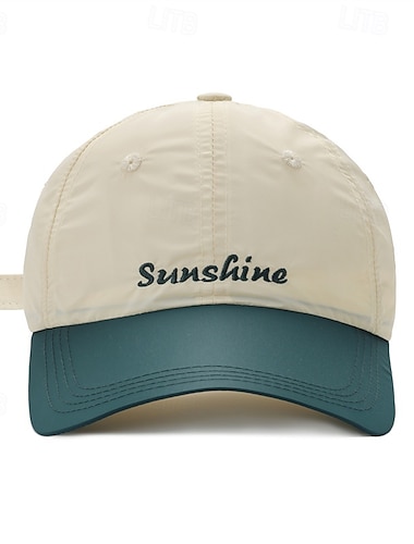  Gorra de Béisbol Gorra de tenis Hombre Casquillo Multicolor Retazos Transpirable Secado rápido para Tenis Béisbal Corriendo Verano Blanco Rosa Rojo