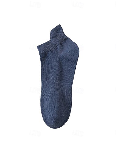  Herren 1 Paar Socken No-Show und Liner-Socken Schwarz Weiß Farbe Einfarbig Einfach Schule Formell Outdoor Dünn Sommer Frühling Herbst Täglich Lässig