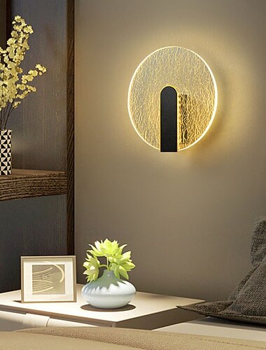  LED wandlamp acryl wandlampen 1 stuk wandlampen binnen wandlampen woonkamer slaapkamer woonkamer