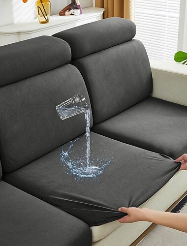  100 % wasserdichter Sofabezug, Couchbezug für 1-Sitzer, Zweisitzer und 3-Sitzer, langlebiger Möbelschutz gegen Verschüttetes, Flecken und Schäden durch Haustiere