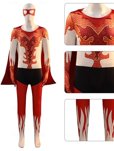  Titan Cosplay kostyme Drakter Cosplay for Herre Voksen Maskerade Ytelse Fest