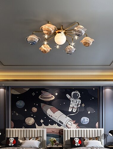  kroonluchter plafondlamp 13 koppen warm wit licht 85cm nordic ijzeren lamp luxe creatieve woonkamer slaapkamer 110-240v