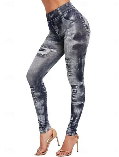  Pantalons Leggings pour femmes 3D Imprimés Vacances Vintage Style Ethnique Longueur Totale Taille Haute Imprimé Graphique Haute Coupe Confort Respirable Sèche Rapidement Élastique Extérieur Yoga Rue
