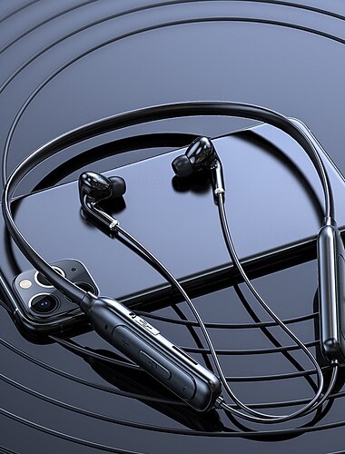  Ακουστικά με λουρί Bluetooth με υποδοχή κάρτας MP3 – Ασύρματα ακουστικά εσωτερικού χώρου με μικρόφωνο αδιάβροχα σπορ ακουστικά για κινητές συσκευές