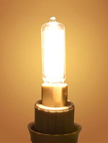  G9-LED-COB-Glühbirne mit zwei Stiftsockel, 220 V, 2 W, T4, dimmbare Glühbirnen, 20 W bis 25 W, Halogenersatz, Weiß, Warmweiß, für Pendelleuchten, Deckenleuchten, Schreibtischlampen, Wandleuchten, 4