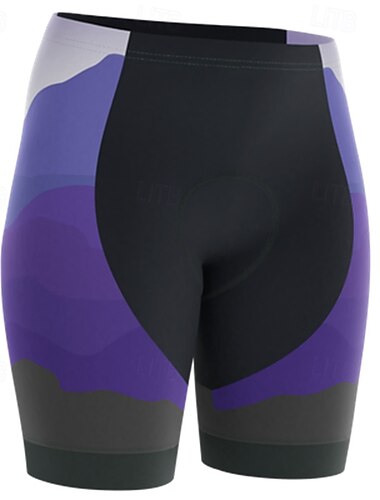  Damen Radsport-Radhose: Fahrradshorts Gepolsterte Fahrradhose Fahhrad Shorts Unterteile Formpassend Mountainbike MTB Straßenradsport Sport Patchwork 3D-Polster Atmungsaktiv Schnelltrocknend