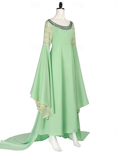  Der Herr der Ringe Arwen Kleid Cosplay Film Cosplay for Damen Erwachsene Halloween Leistung Party