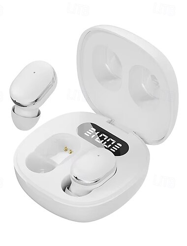  Q31 Kabellose Bluetooth-Ohrhörer mit LED-Leistungsanzeige, ENC-Rauschunterdrückung, Mini-In-Ear-Stereokopfhörer für Sport und den täglichen Gebrauch